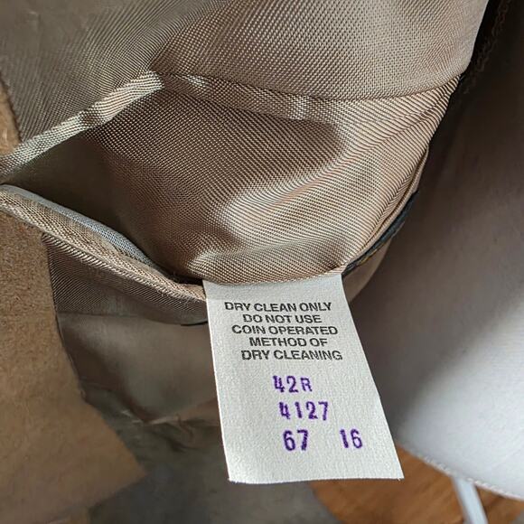 Vtg. Hunt Valley 100% Camel Hair Blazer 42R USA Made Lined Sport Coat - Picture 3 of 10